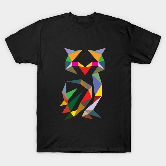 Geometric Owl T-Shirt by martinussumbaji